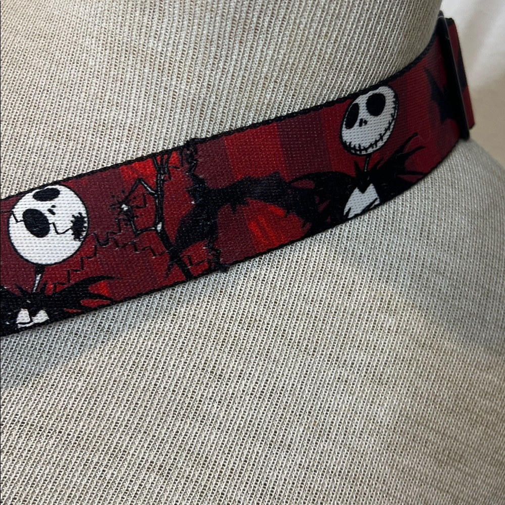 Buckle-Down Disney Nightmare Before Christmas Jack Skellington Seatbelt Belt - Picture 3 of 5